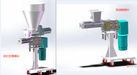 Tipo de volumen extrusor de doble tornillo alimentador lateral para la industria de la ingeniería del plástico