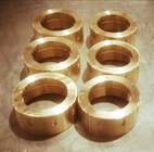 La distancia de bronce de aluminio ZSE110 suena piezas de la máquina del extrusor