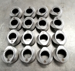Componentes gemelos de la máquina del extrusor de tornillo de la tira interna espiral para las pelotillas
