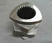 CNC de la gestión del ISO que trabaja a máquina piezas gemelas de acero inoxidables de la máquina del extrusor de tornillo