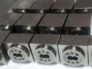 Componentes de extrusoras de tornillo gemelo Mecanizado CNC de barril para la industria alimentaria de los productos de reutilización