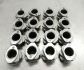 Elementos espirales estándar del tornillo de máquina del extrusor de la tira que amasan el bloque