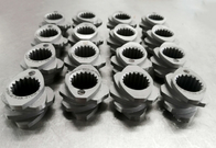 Elementos espirales estándar del tornillo de máquina del extrusor de la tira que amasan el bloque