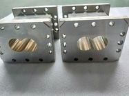 Elementos materiales bimetálicos del tornillo del extrusor de tornillo del extrusor de los elementos gemelos paralelos del barril