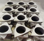 45 Partes de extrusoras de doble tornillo de aleación de níquel Elementos de tornillo para la fabricación de PP y PVC