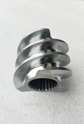 Clextral BC92 Extrusor de tornillo doble Elementos de tornillo Partes de repuesto para la industria de la ingeniería del plástico