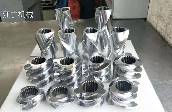 Clextral BC92 Extrusor de tornillo doble Elementos de tornillo Partes de repuesto para la industria de la ingeniería del plástico