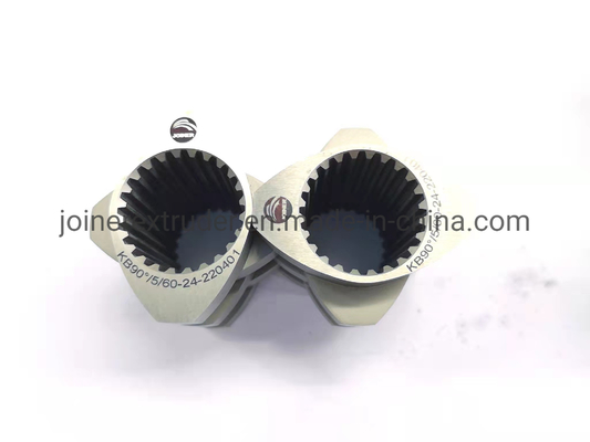 Clextral BC92 Extrusor de tornillo doble Elementos de tornillo Partes de repuesto para la industria de la ingeniería del plástico