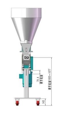 Alimentador lateral CWJ58 con el barril principal para el extrusor de tornillo gemelo