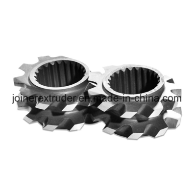 Modelo 223 41CrAlMo7 38CrMoAl Extrusor giratorio de tornillo doble para petróleo y rendimiento