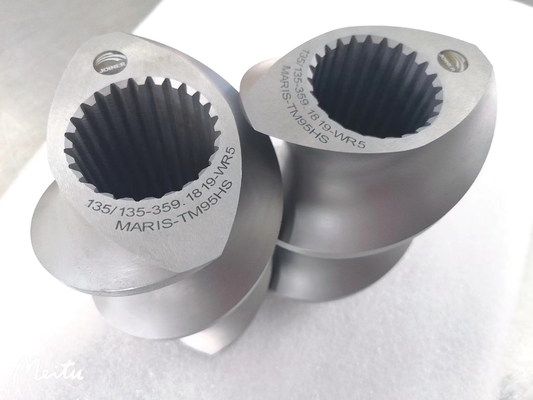 Modelo 223 41CrAlMo7 38CrMoAl Extrusor giratorio de tornillo doble para petróleo y rendimiento