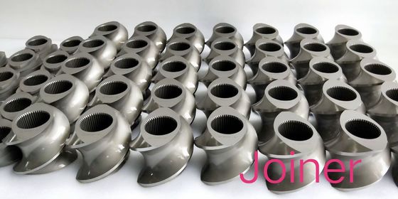Elementos del tornillo del extrusor de tornillo del gemelo de TEX65A que amasan el bloque Φ15.6 - gama de Φ430mm
