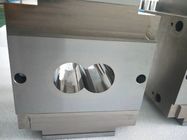 Tornillos y barriles gemelos del extrusor de tornillo del laboratorio para los recambios de la maquinaria plástica del extrusor