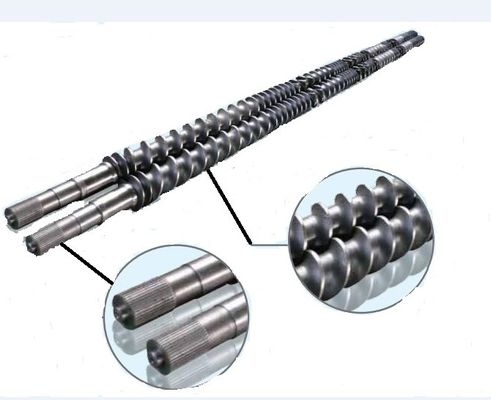 El tornillo plástico del extrusor del diseño del tornillo del extrusor del eje gemelo del tornillo parte el material de WR15E