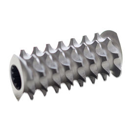2-4 Extrusores de doble tornillo de alta transición de vuelo para ensartar bloques para la fábrica de alimentos