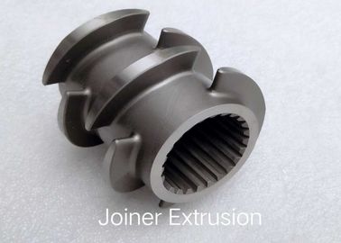 58 MC18 Segmentos de tornillo de transporte Tratamiento térmico de apagado por vacío para extrusora de tornillo gemelo de rotación conjunta