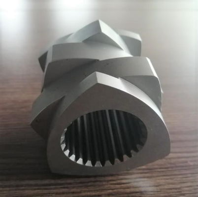 2-4 Extrusores de alta transición de vuelo con elementos de tornillo Bloque de flexión