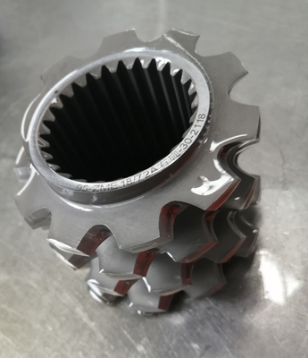 2-4 Extrusores de alta transición de vuelo con elementos de tornillo Bloque de flexión