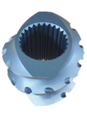 2-4 Extrusores de doble tornillo de alta transición de vuelo para ensartar bloques para la fábrica de alimentos