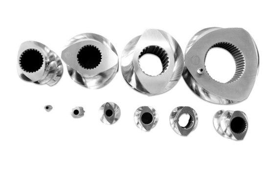 Modelo 223 41CrAlMo7 38CrMoAl Extrusor giratorio de tornillo doble para petróleo y rendimiento