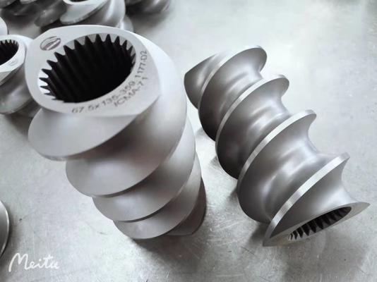 Extrusora CTE 2 Thansfer volante 3 Elementos de tornillo volante para la industria del plástico