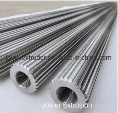 Eje de extrusora de mecanizado por extrusión de doble tornillo con equipo de ventas profesional y garantía de red de servicio