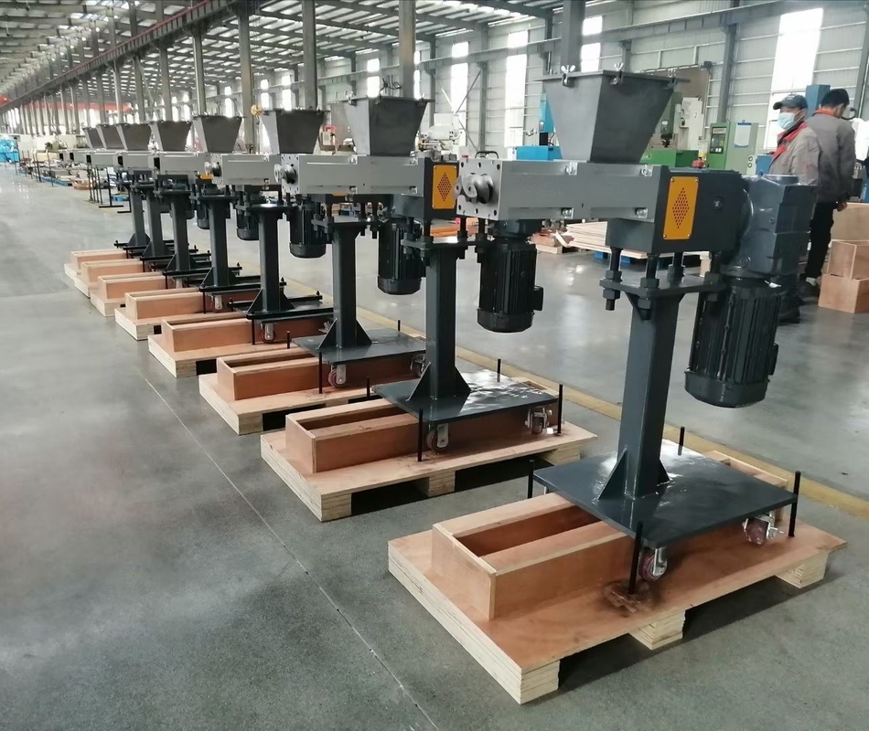 Extrusores de doble tornillo de gran capacidad Alimentador lateral para talco en polvo en la industria alimentaria hinchada