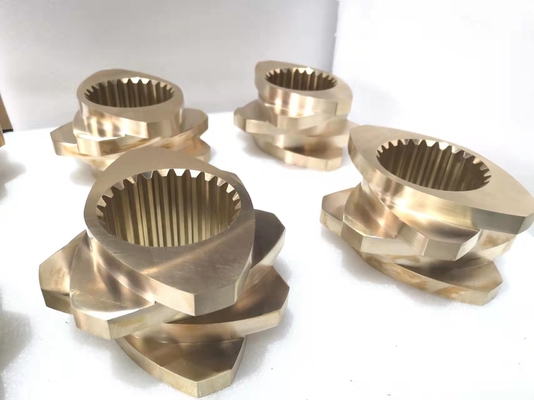 SUS440C Componentes de extrusión de tornillos gemelos Segmentos de tornillo para máquinas de plástico