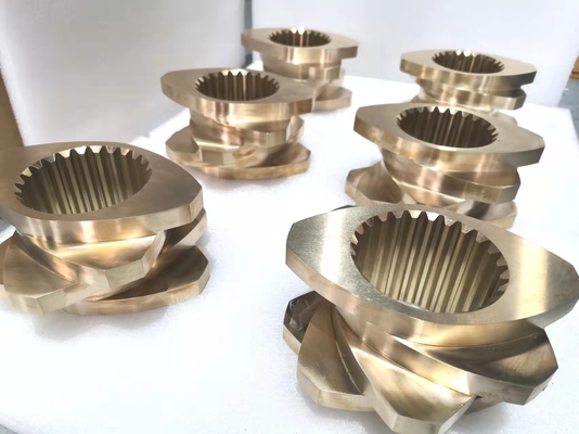 W6Mo5Cr4V2 ((6542) Componentes de extrusores Elementos de tornillo para alimentos hinchados