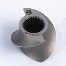 SKD11 Extrusores de doble tornillo con explosión de arena Elements de tornillo para la industria alimentaria de bombas
