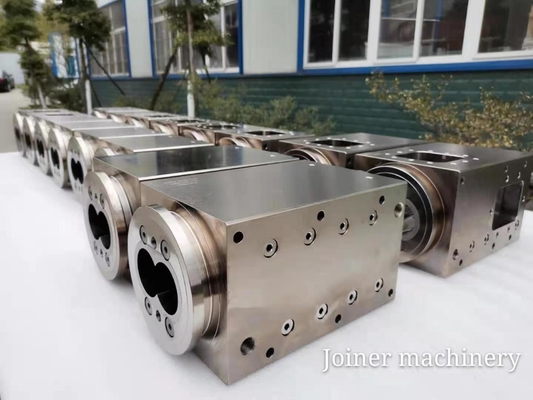 JSW Mecanizado CNC de precisión de extrusores de doble tornillo redondo tipo cerrado y abierto