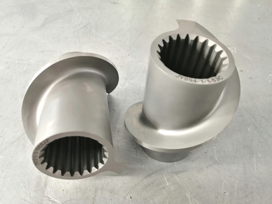 ZE77 Extrusores neutrales de línea interna con envoltura de elementos de tornillo Bloque de crujido