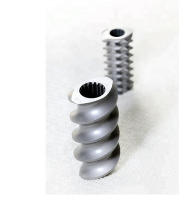 Elementos de tornillo de extrusión de 400 mm para la industria petroquímica