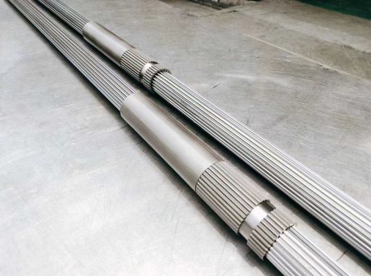 DH2F Máquina de extrusión de tornillos gemelos Segmentos de eje para transmisión y conexión