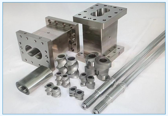 Buss Segmentos de tornillos de mezcla y fusión continuas Extrusión Partes de máquinas de plástico