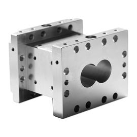 Tornillos y barriles del extrusor del segmento del ANIMAL DOMÉSTICO para la máquina plástica del extrusor del tornillo gemelo