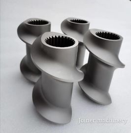 Extrusores de doble tornillo HRC58-62 Partes de repuesto de la máquina de extrusión para el talco Mica por Joiner