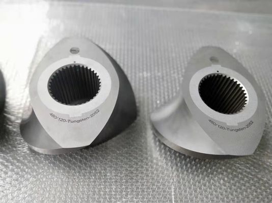 Elementos del tornillo del extrusor del producto petroquímico 350 del tungsteno con la alta abrasión