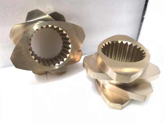 Las piezas de la máquina del extrusor del diámetro 150m m atornillan el material de bronce de aluminio del elemento