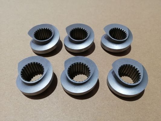 Componentes de extrusión de doble tornillo de apagado al vacío con un rendimiento de dureza óptimo HRC58-62