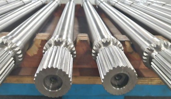 La máquina del extrusor de tornillo del gemelo de DH2F divide el eje en segmentos para la transmisión y la conexión