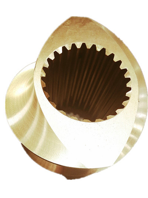 Desgaste de bronce de aluminio de pulido de Flighted de los elementos 2 del tornillo del extrusor - resistente