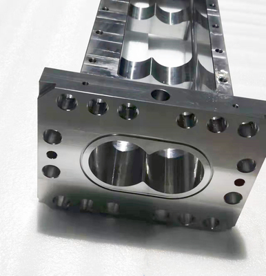 CNC de la precisión que trabaja a máquina el cilindro gemelo del barril de los componentes de la máquina del extrusor de tornillo