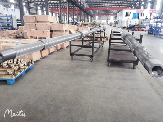 Arcos de rodadura en frío Extrusores de doble tornillo de plástico Partes ZE55 para alimentos PET pulverizados