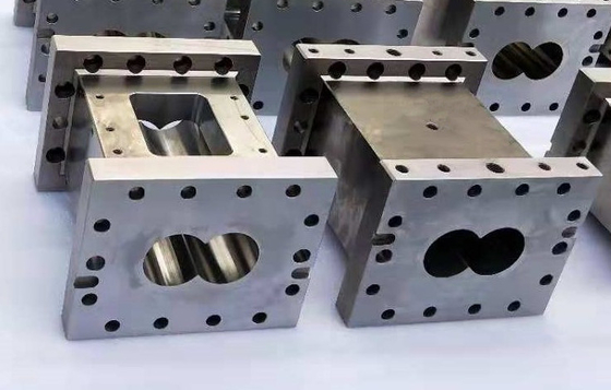 Cilindro rectangular del barril del extrusor del CNC de la precisión durable de la gestión del ISO que trabaja a máquina