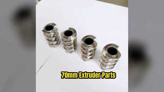 resistencia de desgaste de los elementos gemelos del extrusor de tornillo de 70m m alta