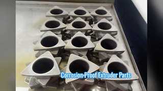 El extrusor de doble tornillo parte alta resistencia a la corrosión