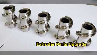 La extrusora de doble tornillo ZSE75 parte el PVC PP PE POM