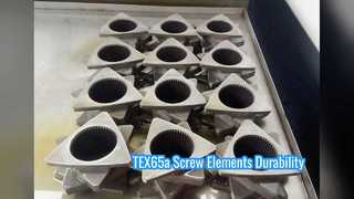 Elementos de tornillo para extrusora de doble tornillo TEX65a